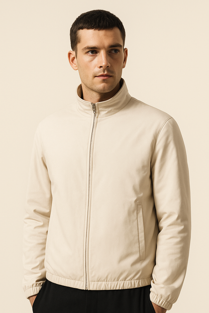 Reverso Bomber Jacket Ivory