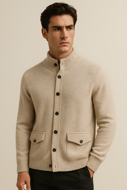 Javino Cashmere Cardigan Sand