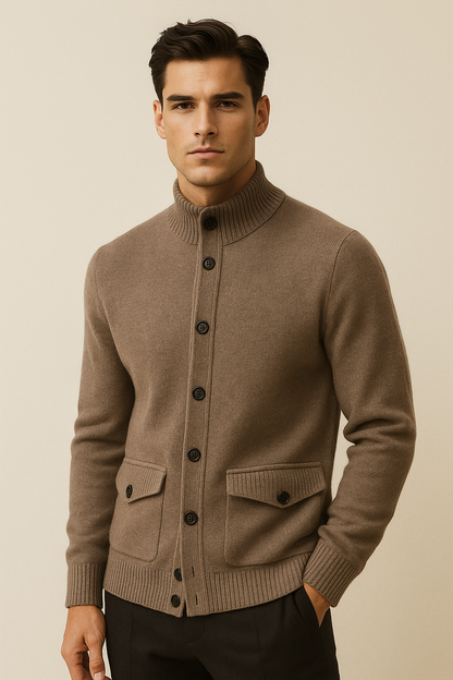 Javino Cashmere Cardigan Mocha