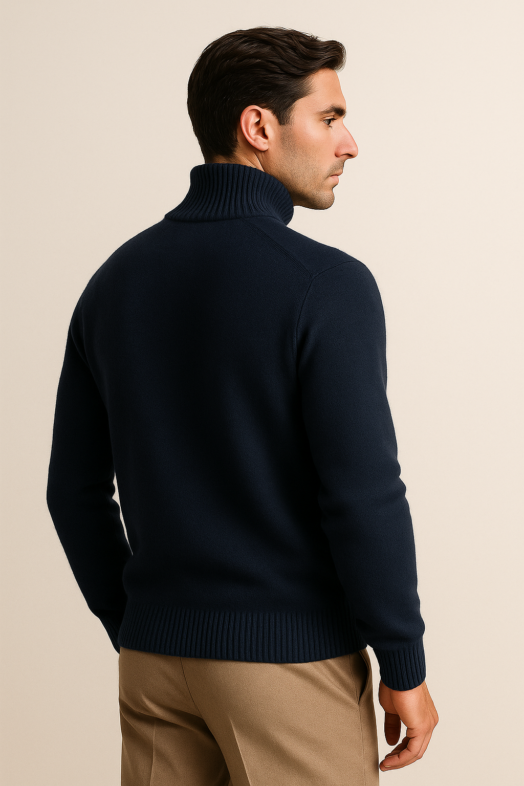 Javino Cashmere Cardigan Navy