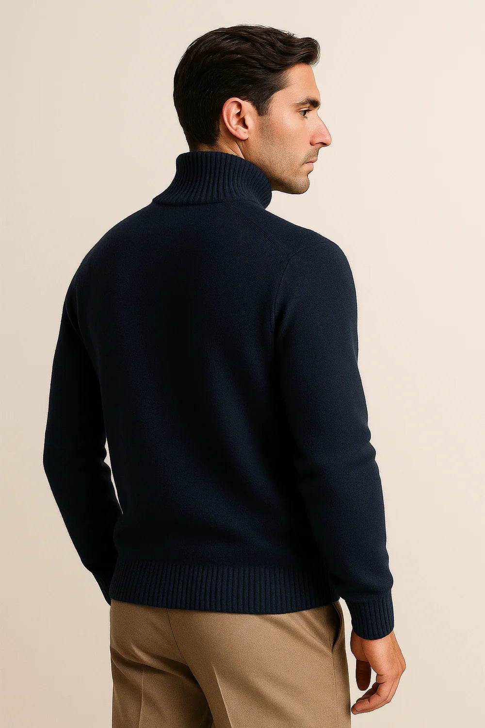Javino Cashmere Cardigan Navy