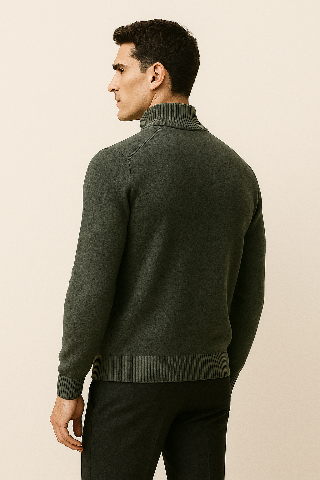 Javino Cashmere Cardigan Forest