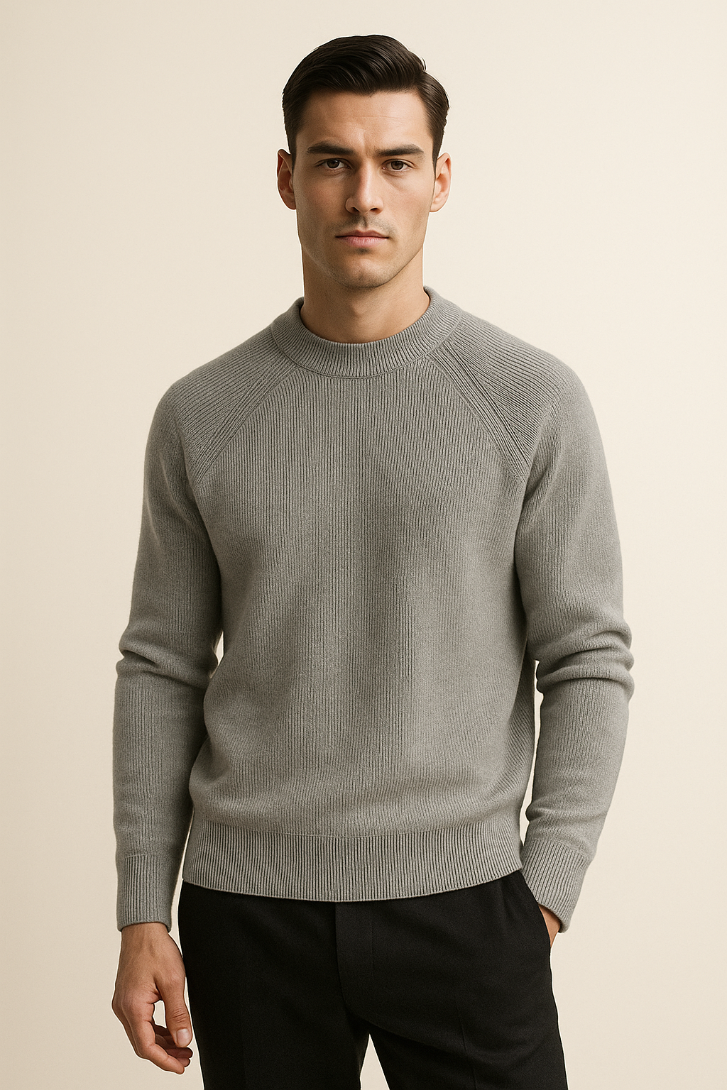 Sarole Wool Crewneck Grey