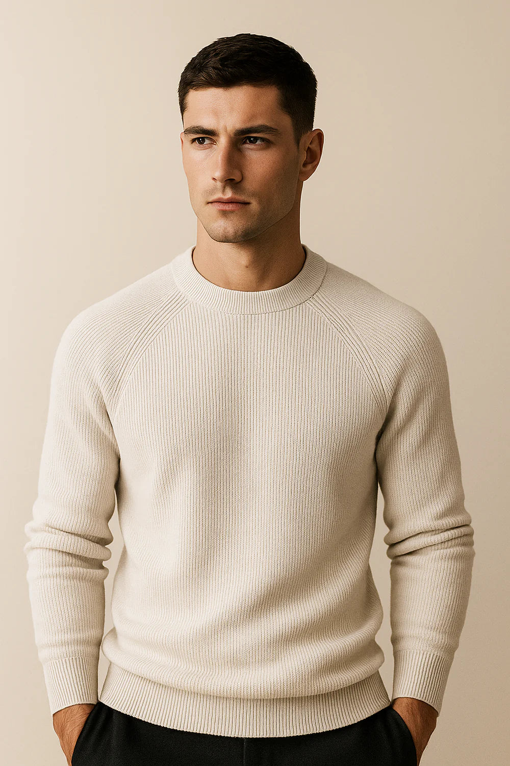 Sarole Wool Crewneck Beige