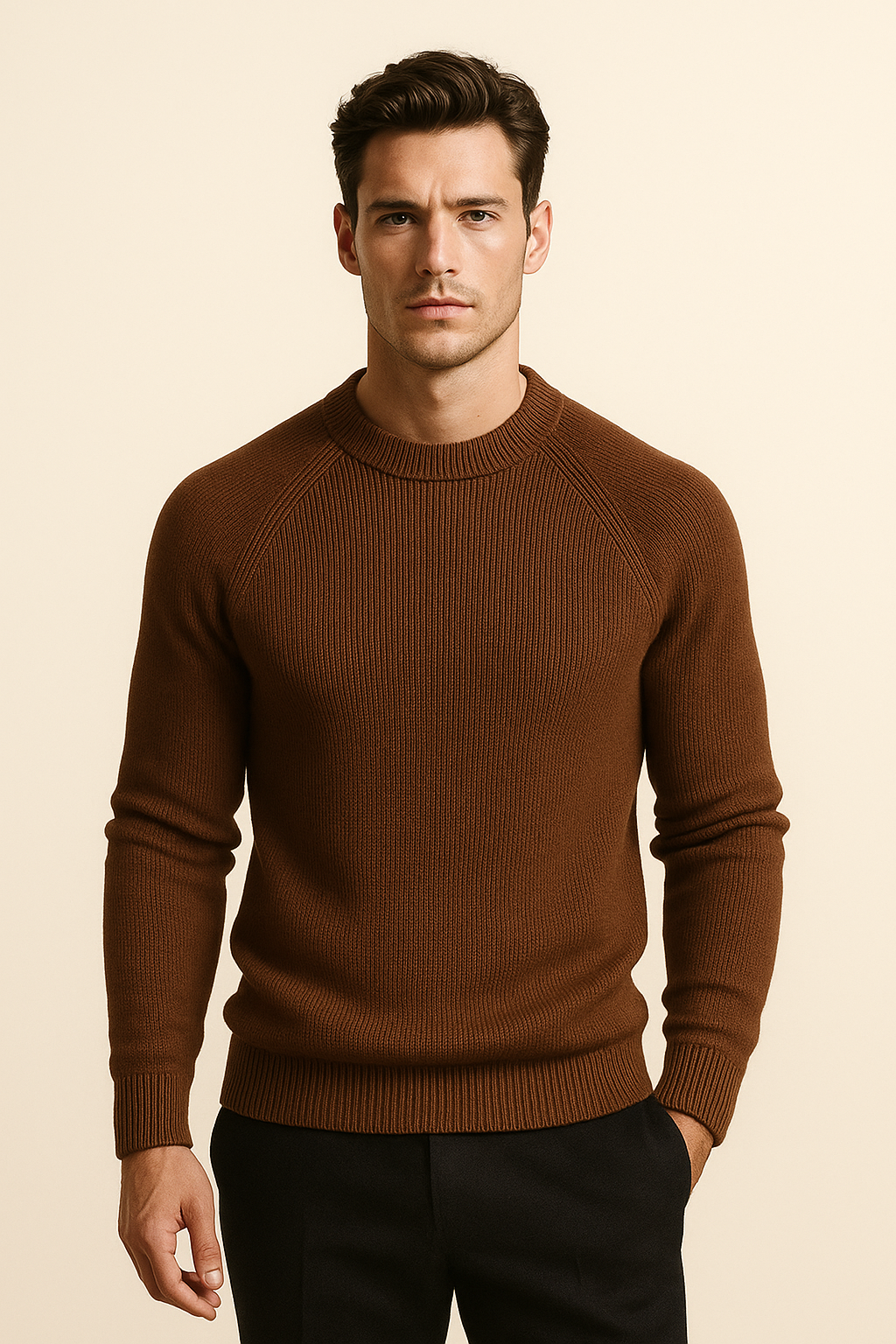Sarole Wool Crewneck Brown