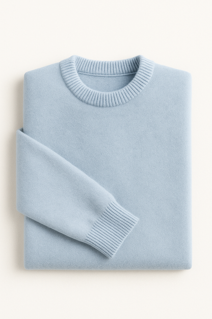 Averin Cashmere Knit Light Blue