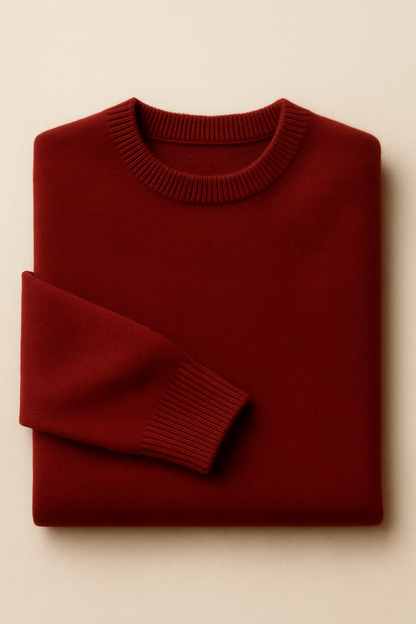 Averin Cashmere Knit Burgundy
