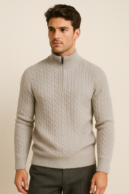 Seviro Cashmere Knit Grey