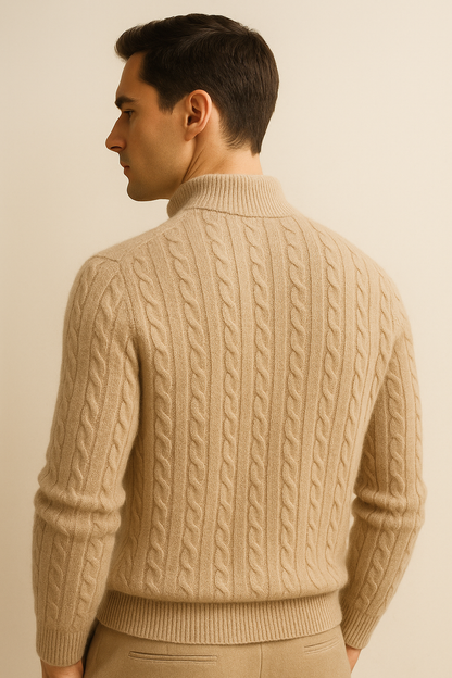 Seviro Cashmere Knit Beige