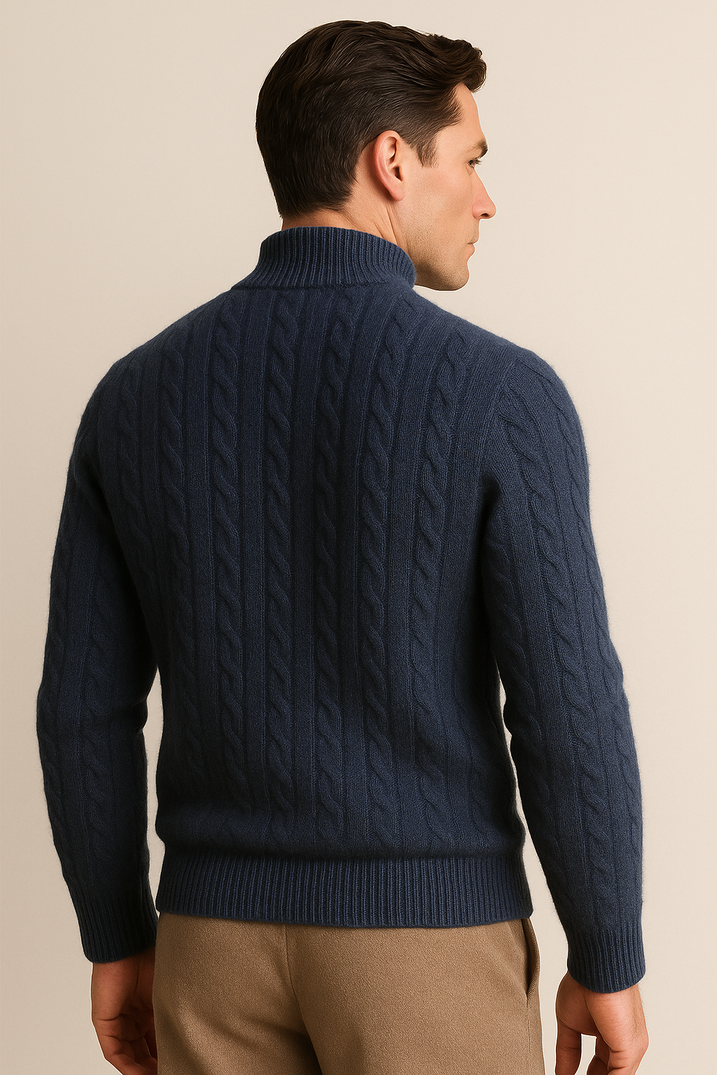 Seviro Cashmere Knit Navy