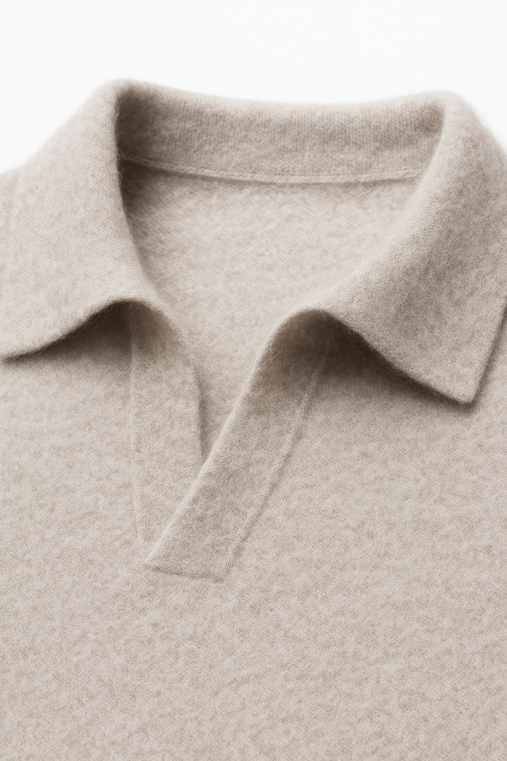 Malero Cashmere Polo Knit Grey