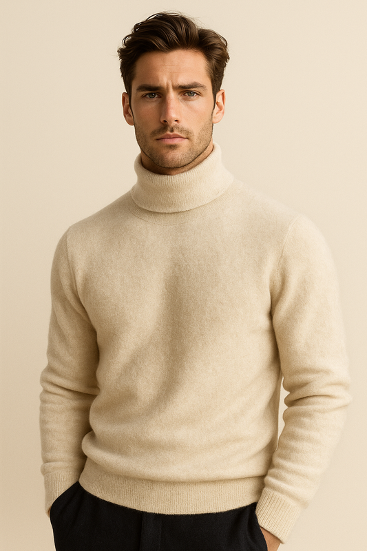 Paravi Cashmere Turtleneck Ivory