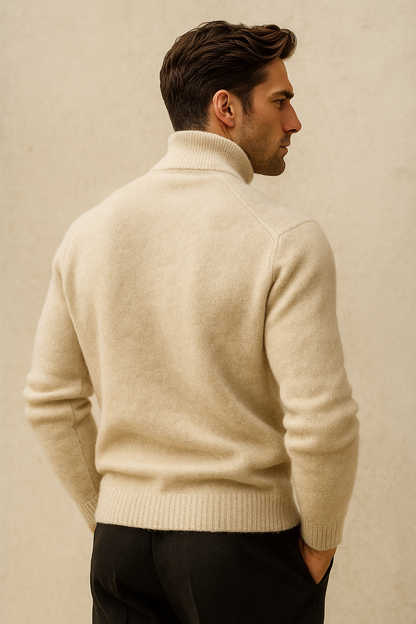 Paravi Cashmere Turtleneck Ivory