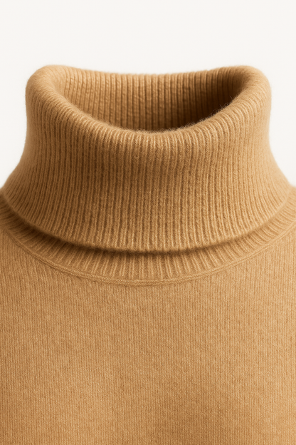 Paravi Cashmere Turtleneck Brown
