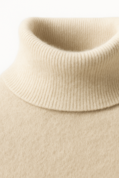 Paravi Cashmere Turtleneck Ivory