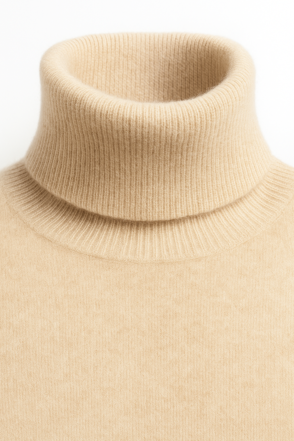 Paravi Cashmere Turtleneck Beige