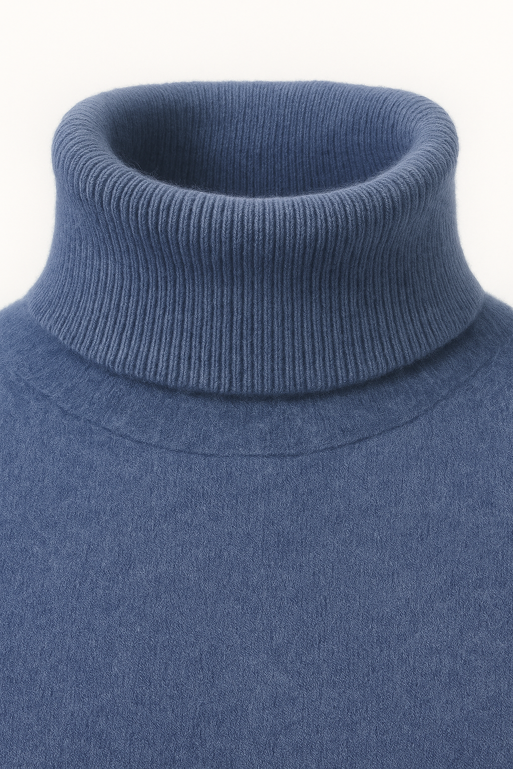 Paravi Cashmere Turtleneck Blue
