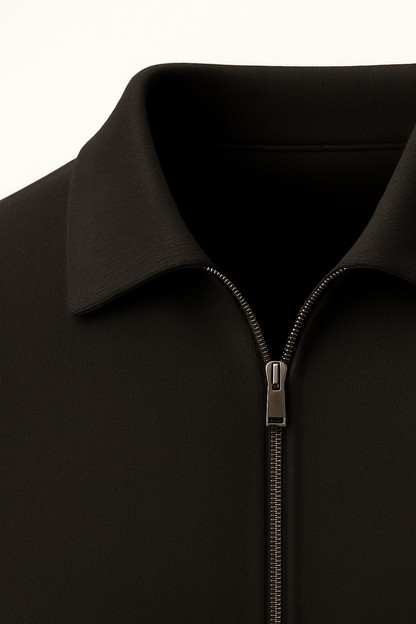 Teravo Merino Zip Sweater Black
