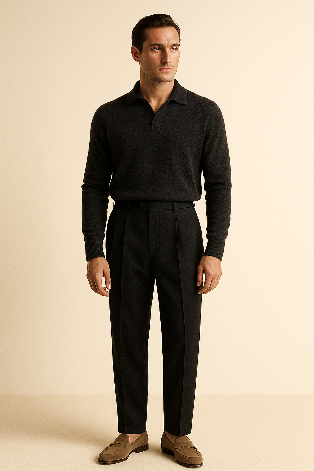 Calivo Gebardine Pantalon Black
