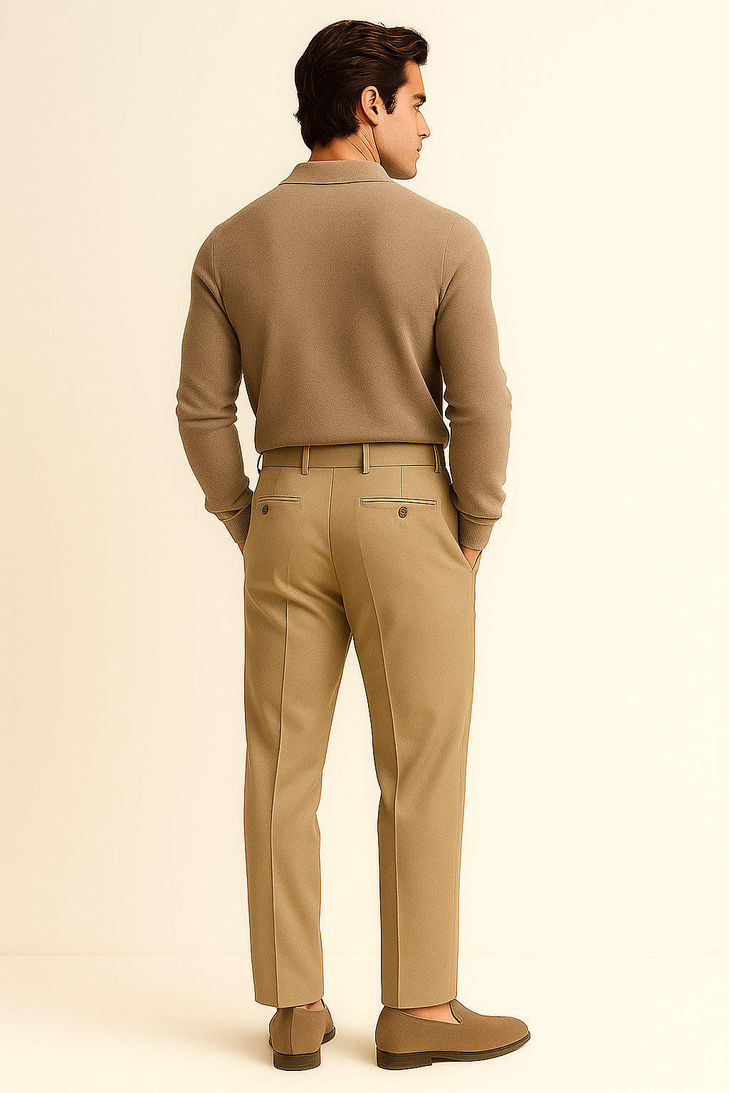 Calivo Gebardine Pantalon Sand