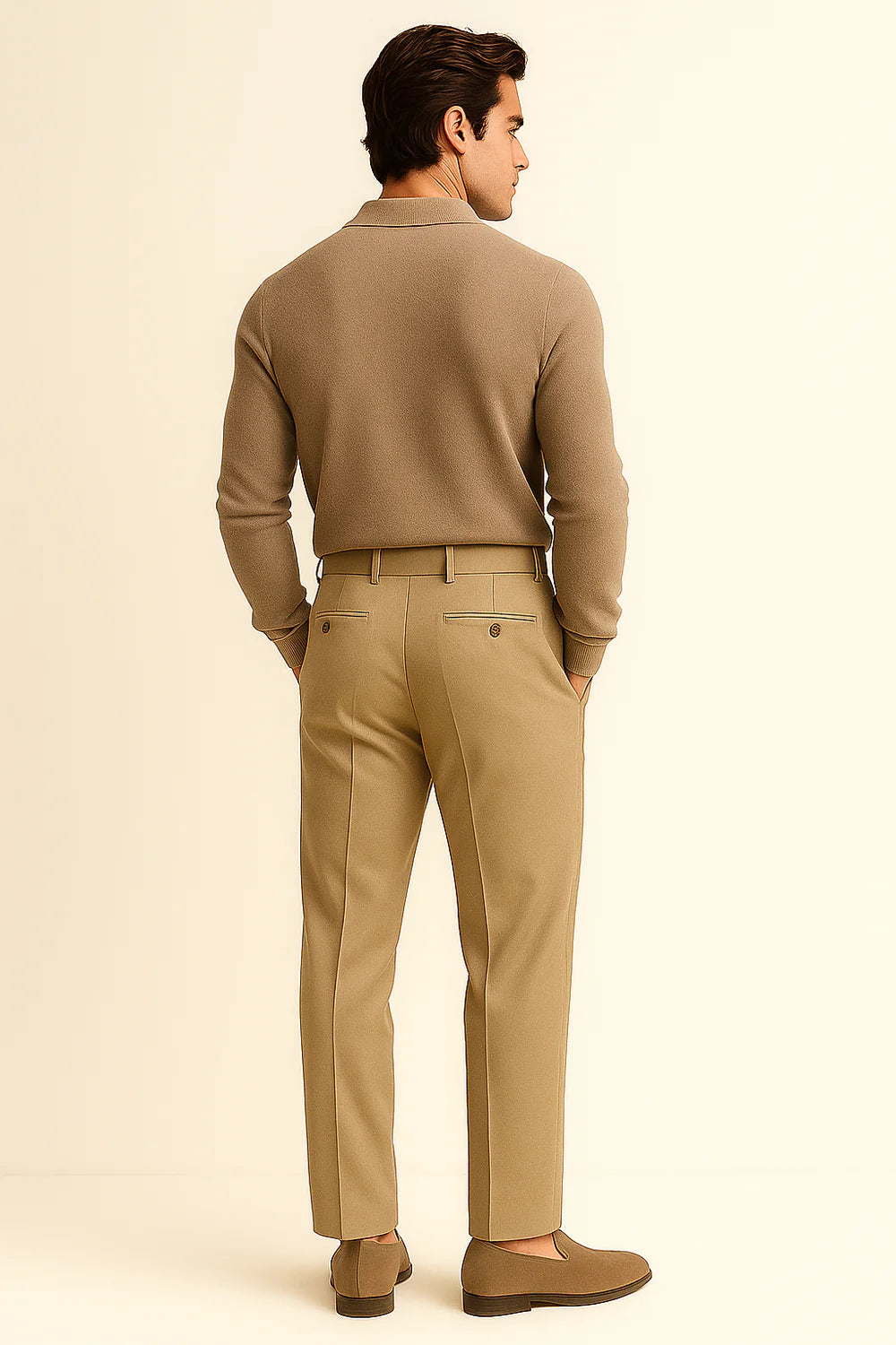 Calivo Gebardine Pantalon Sand