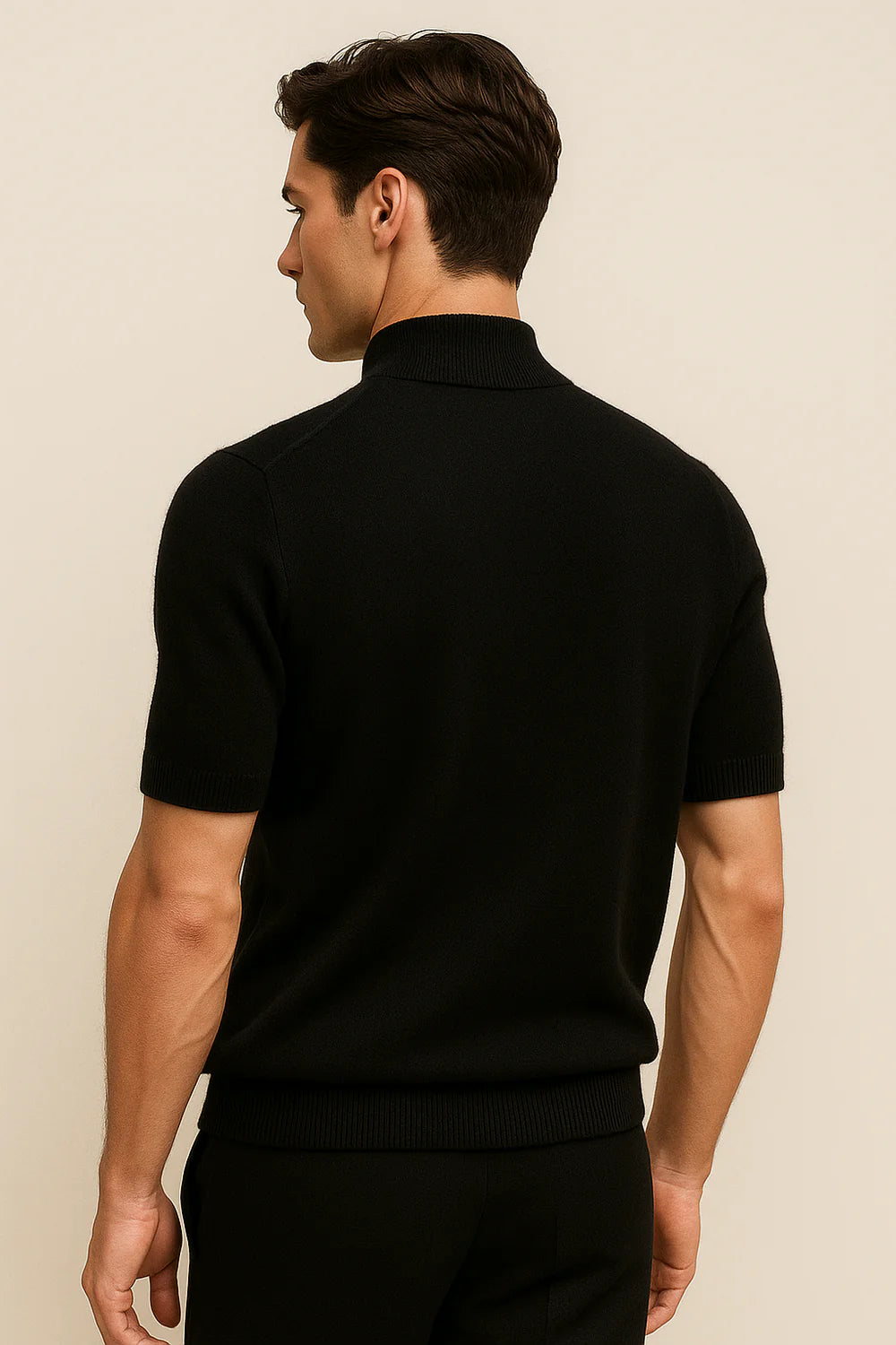 Aurelo Cashmere T-Shirt Black