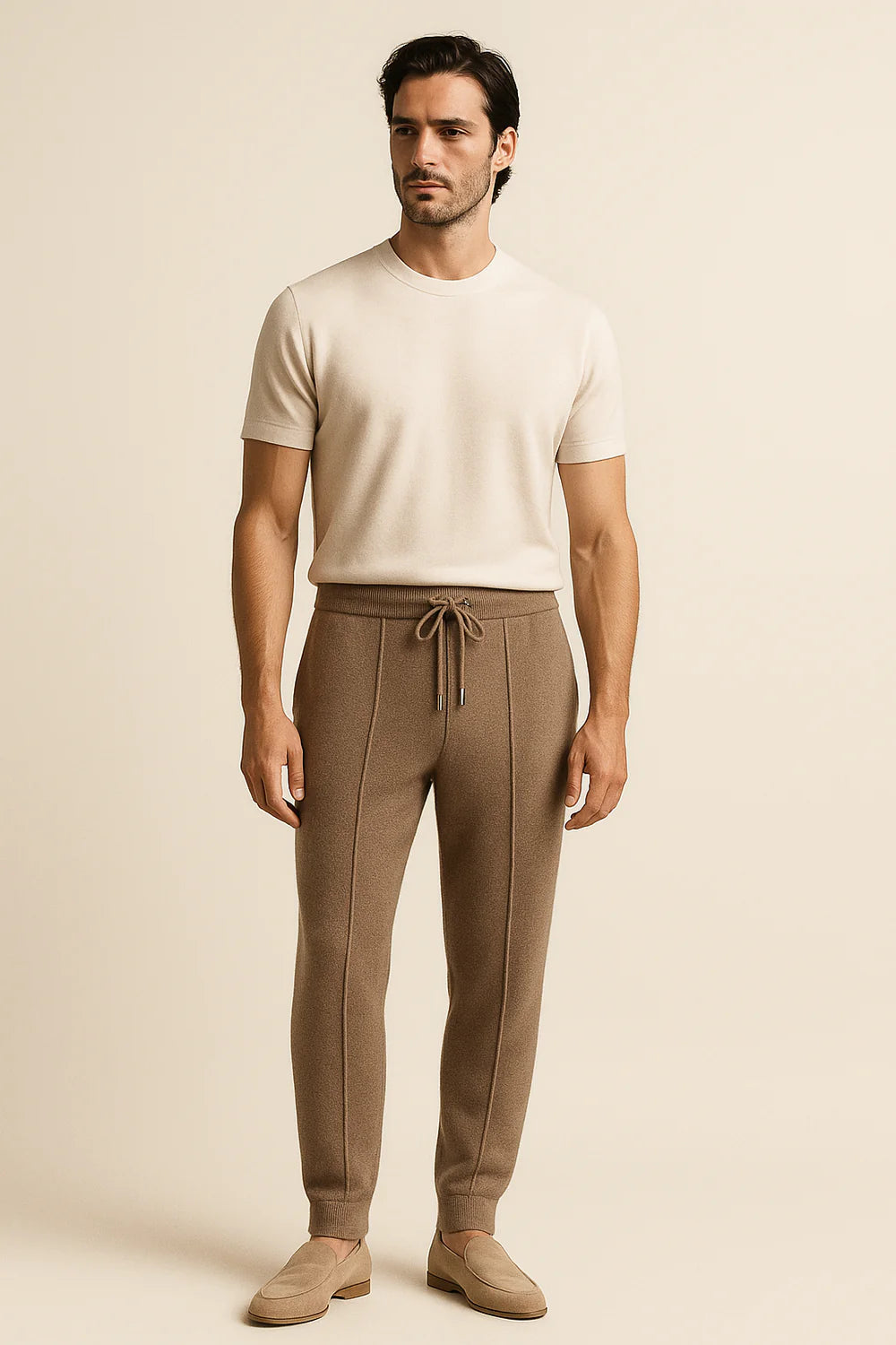 Belorin Cashmere Trousers Brown