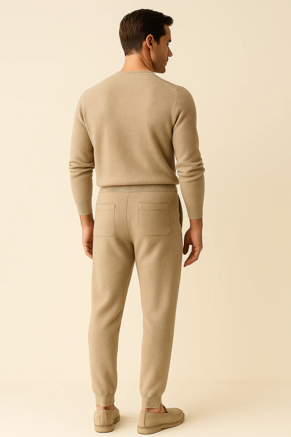 Belorin Cashmere Trousers Beige