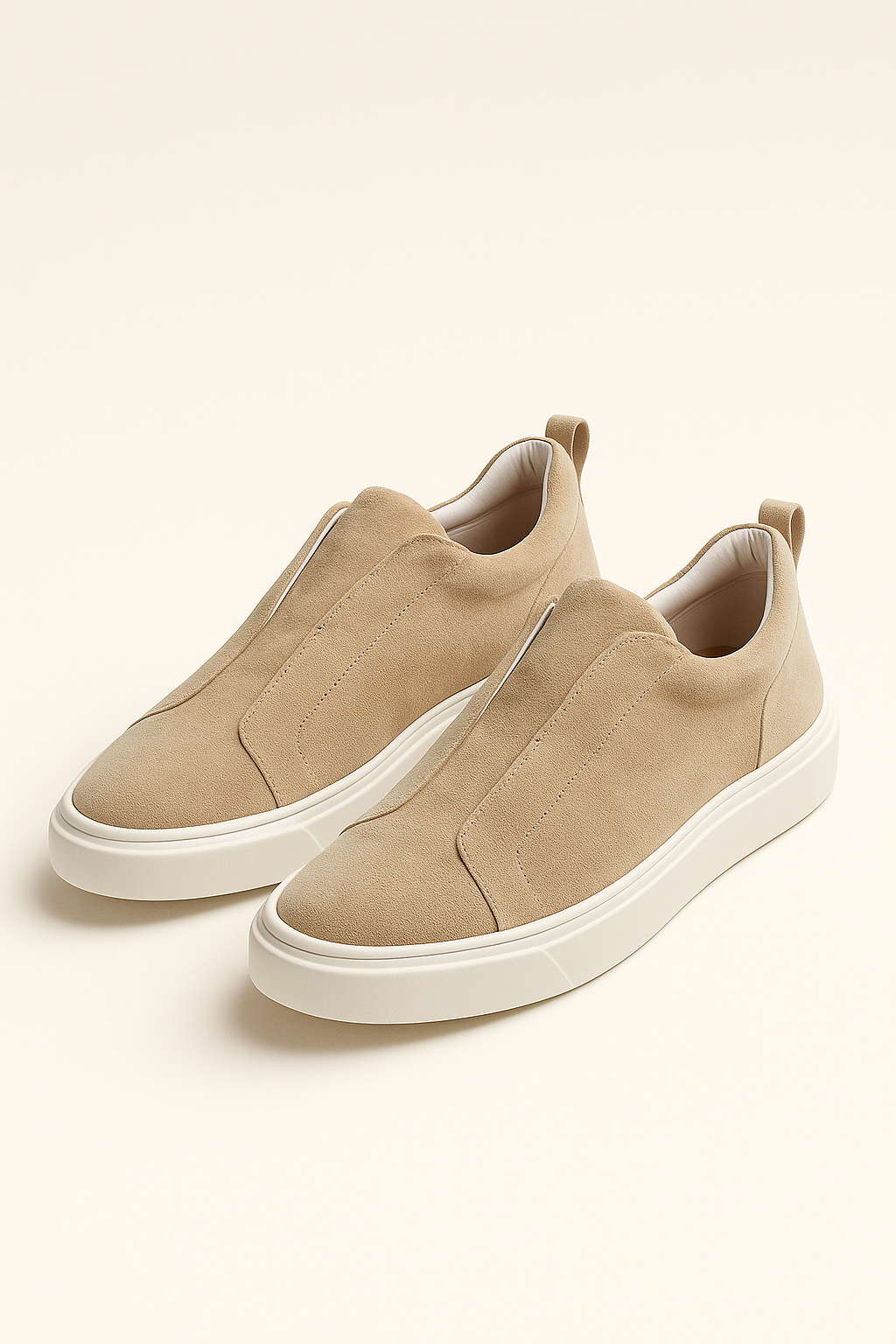 Ladore Suede Slip-On Beige