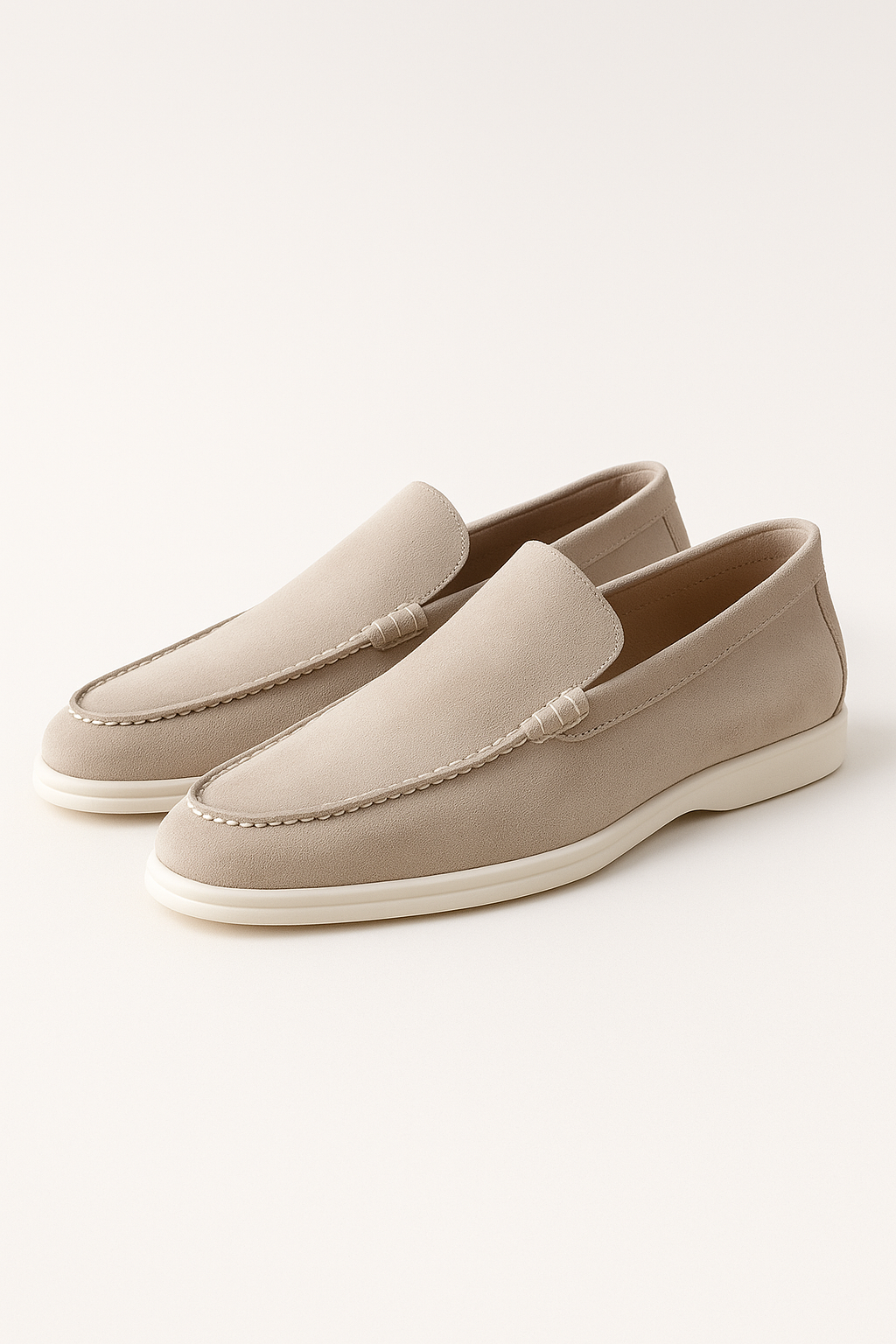 Ladore Suede Loafers Beige