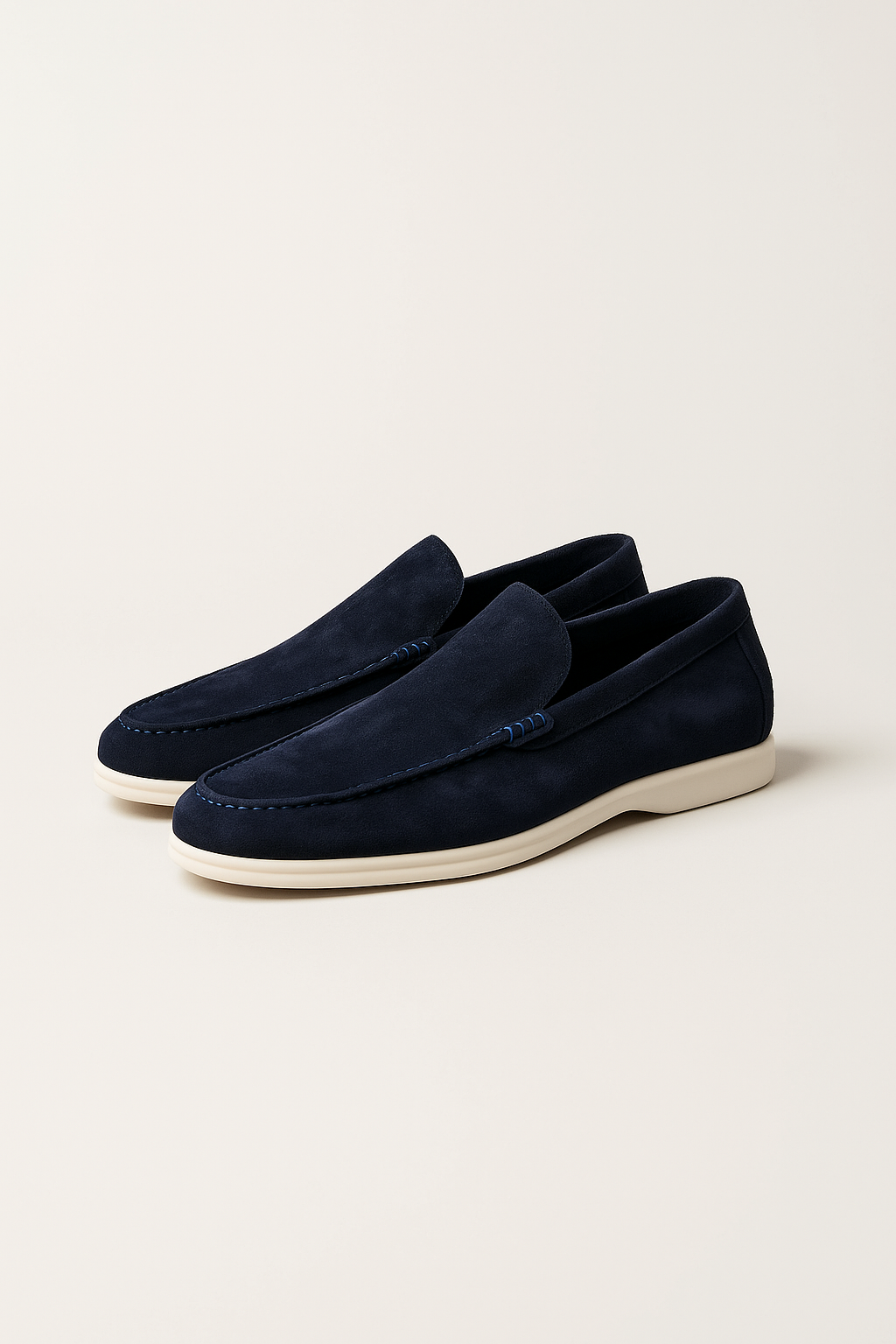 Ladore Suede Loafers Navy