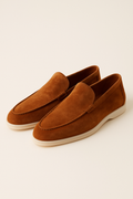 Ladore Suede Loafers Terracotta