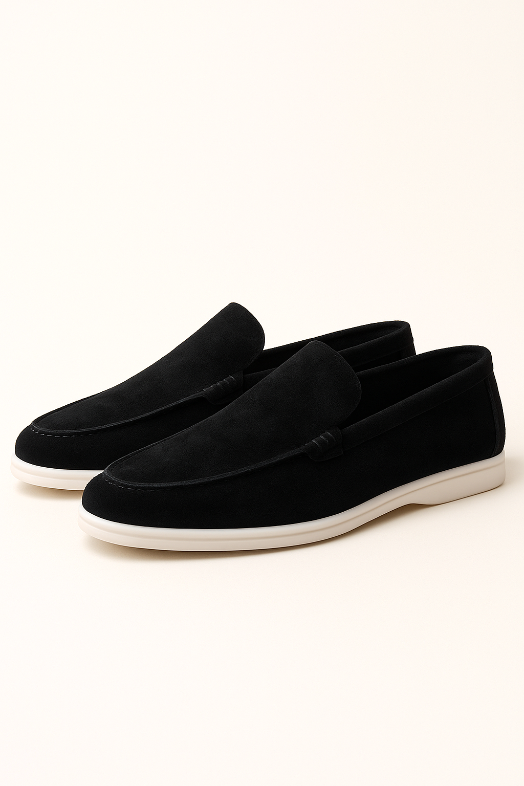 Ladore Suede Loafers Black