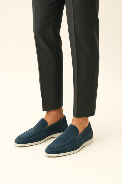 Ladore Suede Loafers Ocean Teal