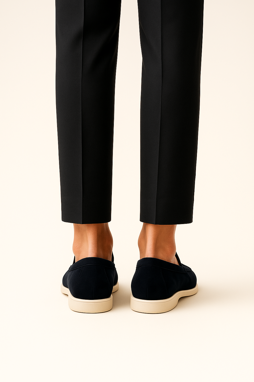 Ladore Suede Loafers Navy