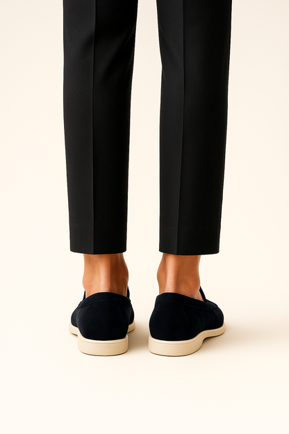 Ladore Suede Loafers Navy