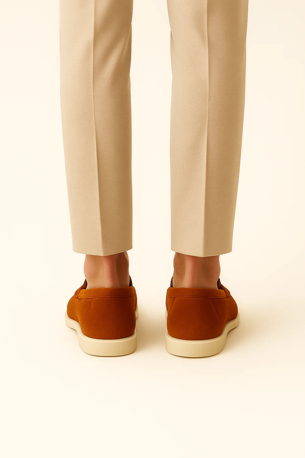 Ladore Suede Loafers Terracotta