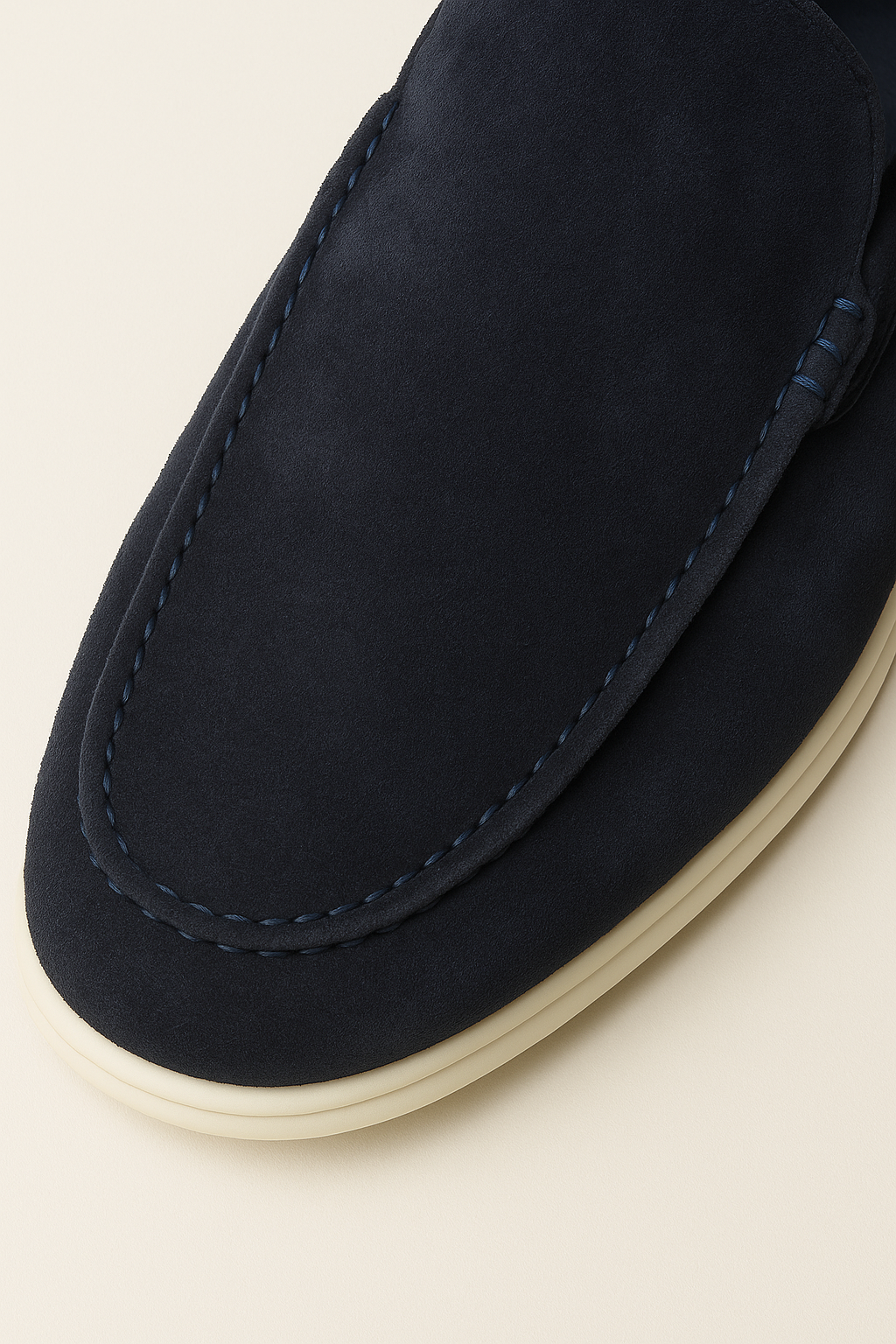 Ladore Suede Loafers Navy