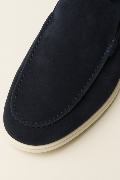 Ladore Suede Loafers Navy