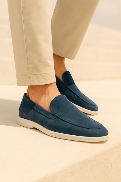 Ladore Suede Loafers Ocean Teal