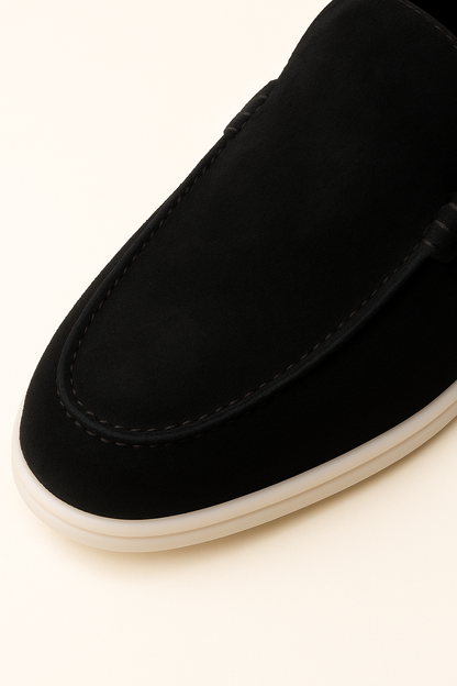 Ladore Suede Loafers Black