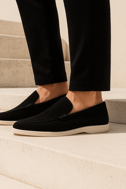 Ladore Suede Loafers Black