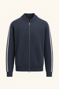 Darilo Cashmere Zip Knit Navy
