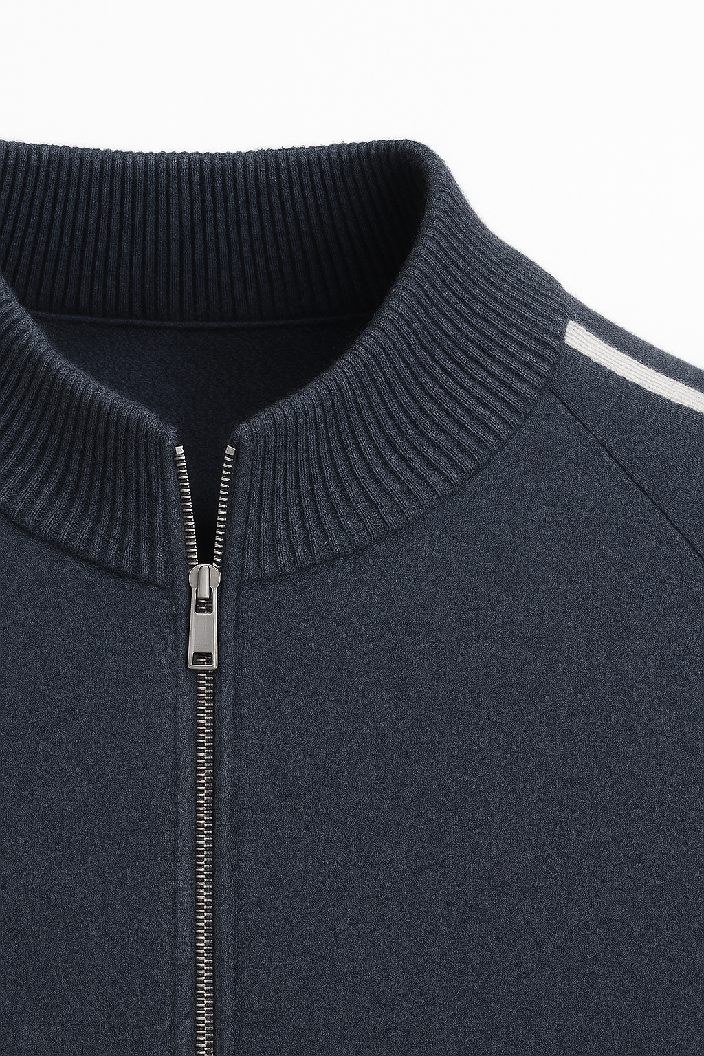 Darilo Cashmere Zip Knit Navy