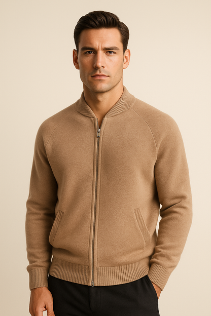 Varenu Merino Cardigan Beige