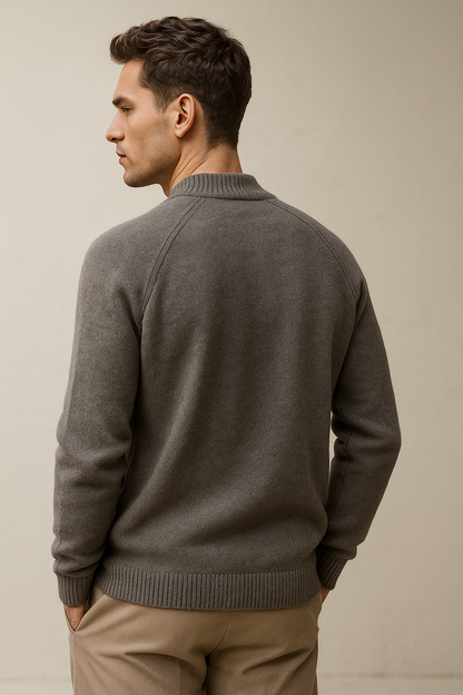 Varenu Merino Cardigan Grey