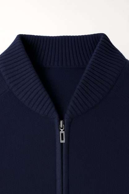 Varenu Merino Cardigan Navy