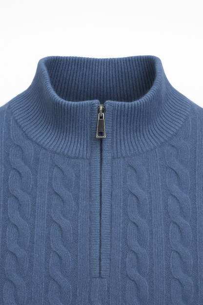 Seviro Cashmere Knit Blue