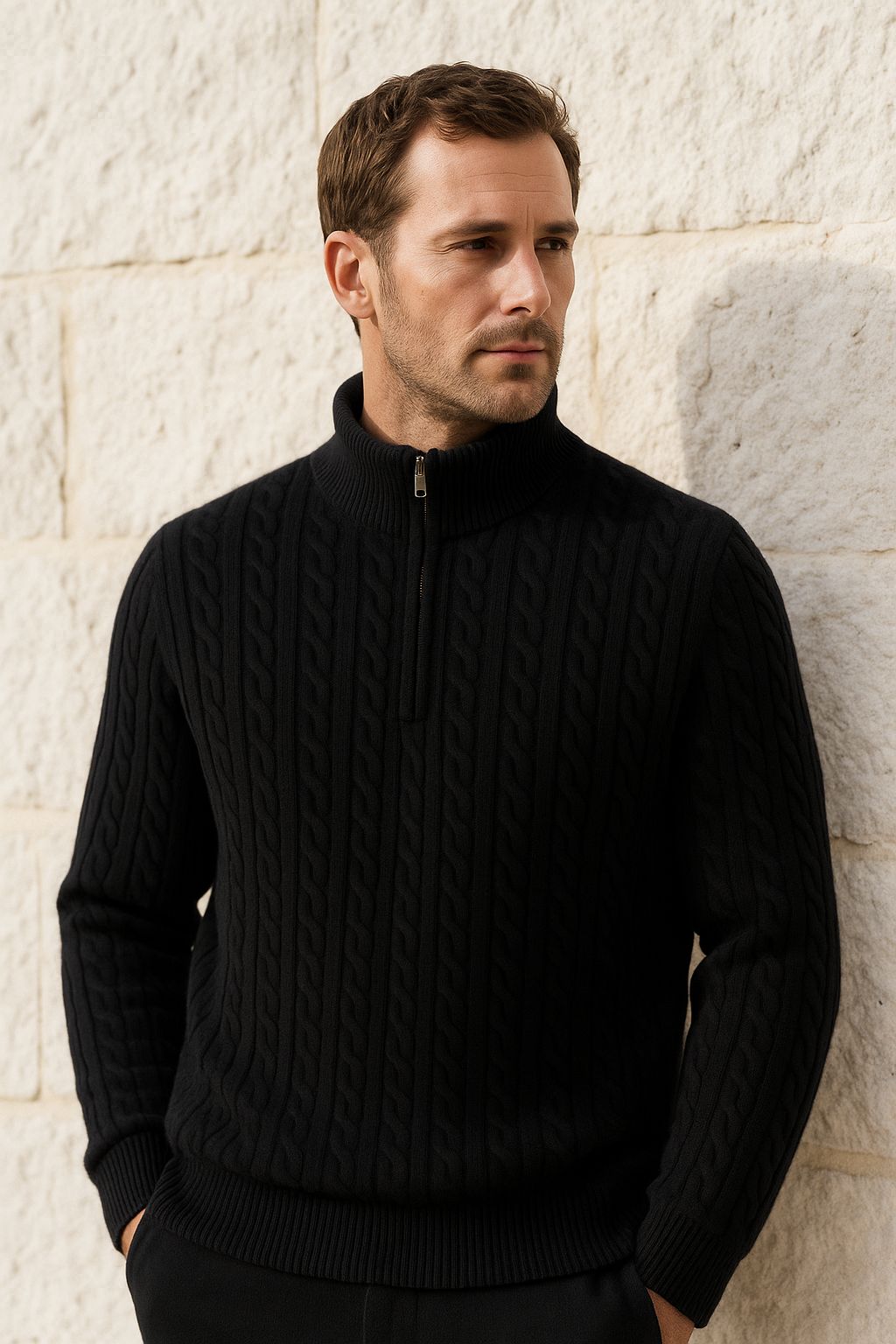 Seviro Cashmere Knit Black