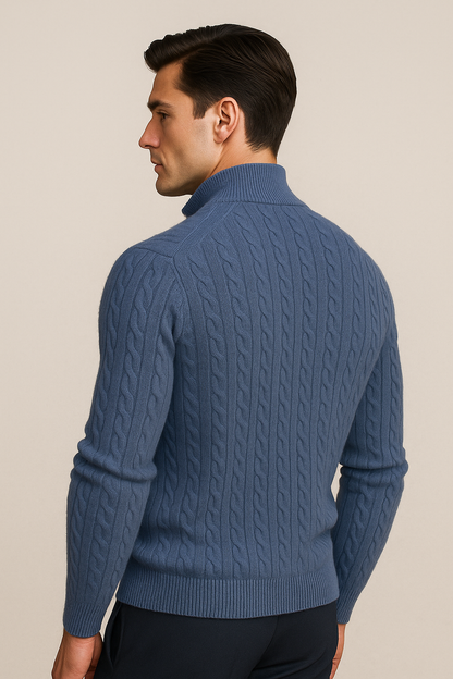 Seviro Cashmere Knit Blue